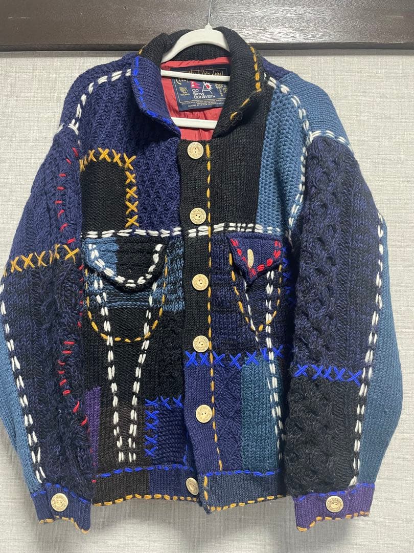 Go slow caravan プルオーバーニット　Lサイズ　メンズ