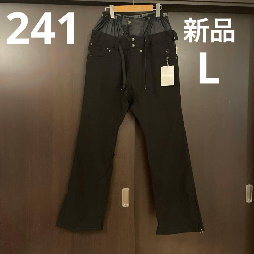 241 　スノボウェア　L 黒　新品