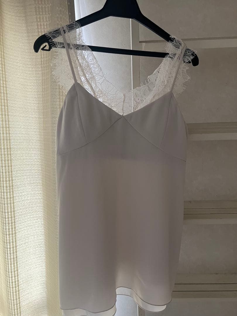 アニュアンス anuans レーストリムカップインキャミソール　IVORY M