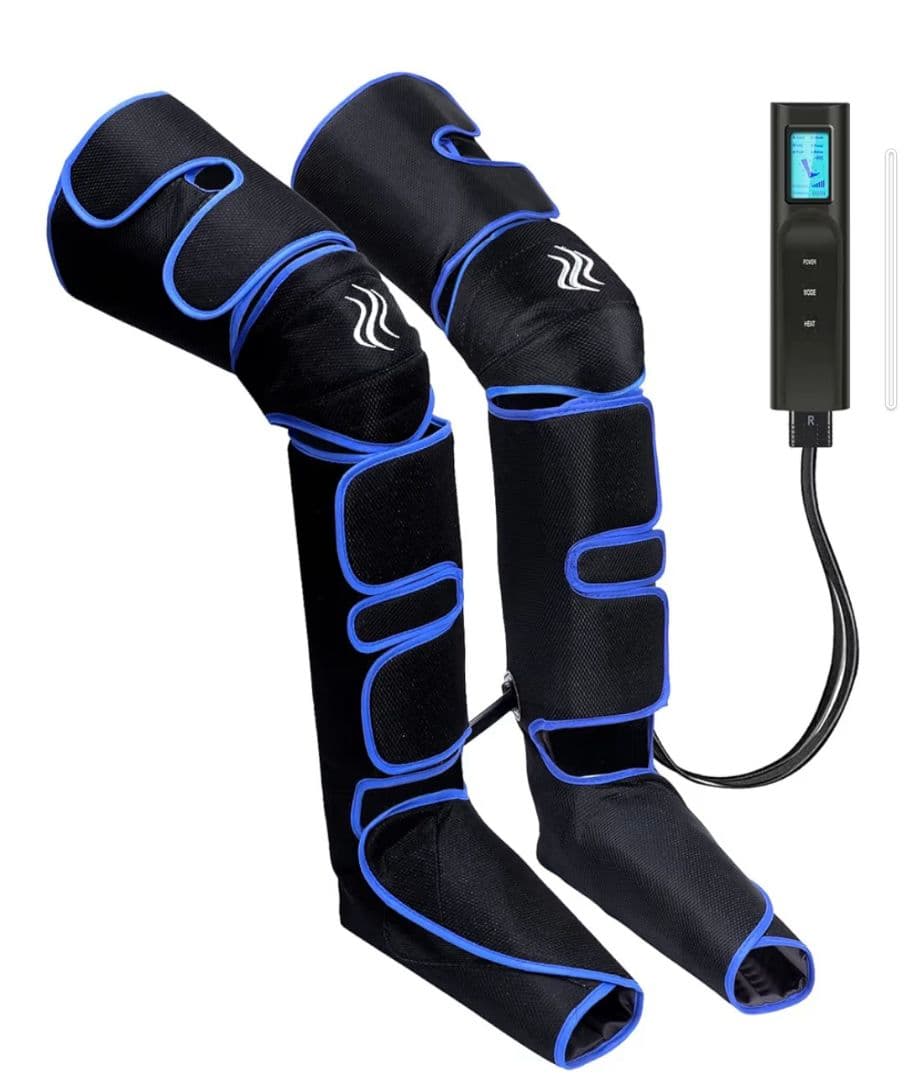 ヒーター付 フットケア レッグ 家庭用 足先 足 エアーマッサージャー 太もも