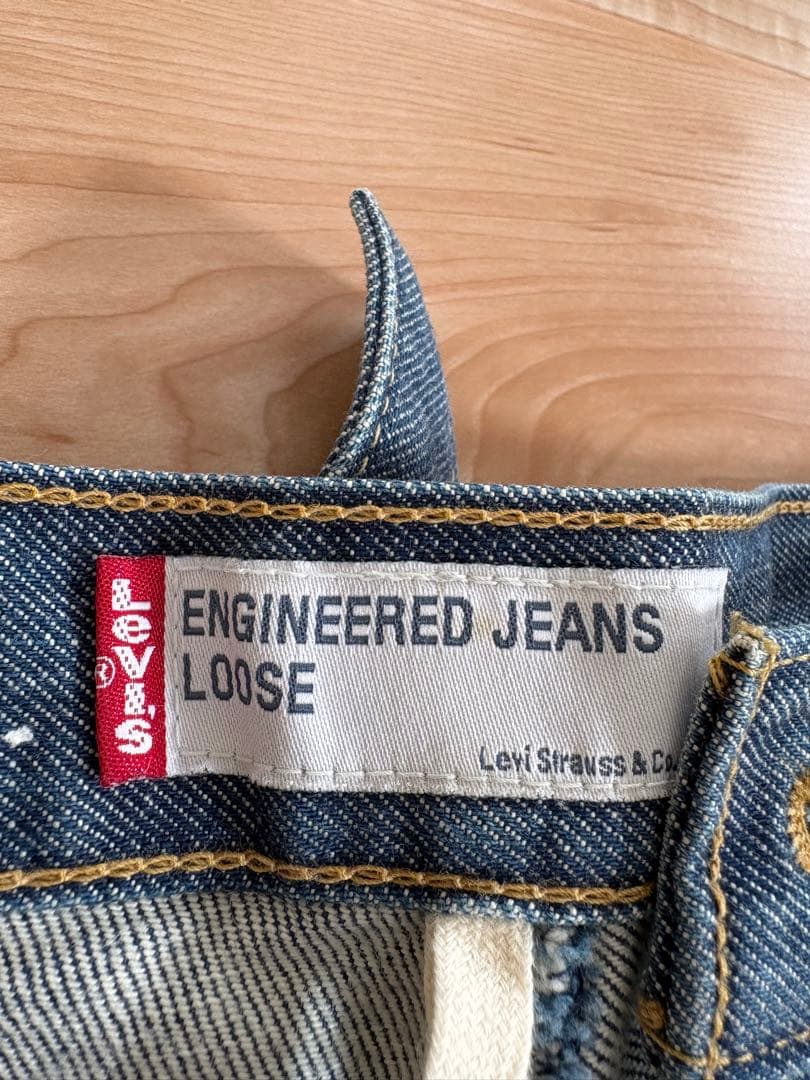 Levi's ENGINEERED JEANS LOOSE ダークブルー