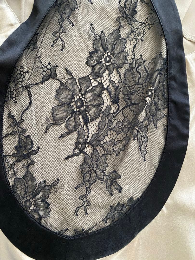 高級フランスランジェリー⭐︎レアカラー グレー⭐︎シルクベビードール