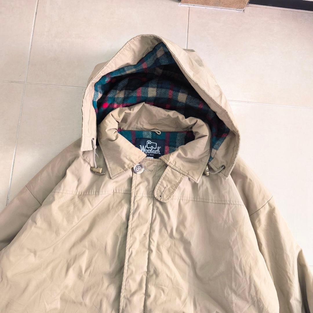 80s 紺タグ　WOOL RICH　ウールリッチ　ストームコート