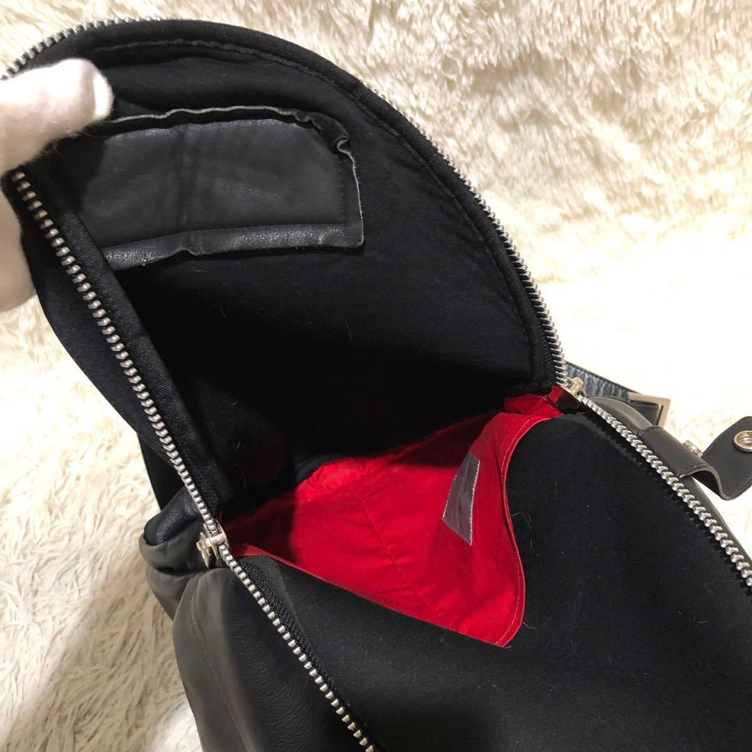 未使用級☆カワカワ　25bis レザー　リュック　 バックパック ブラック