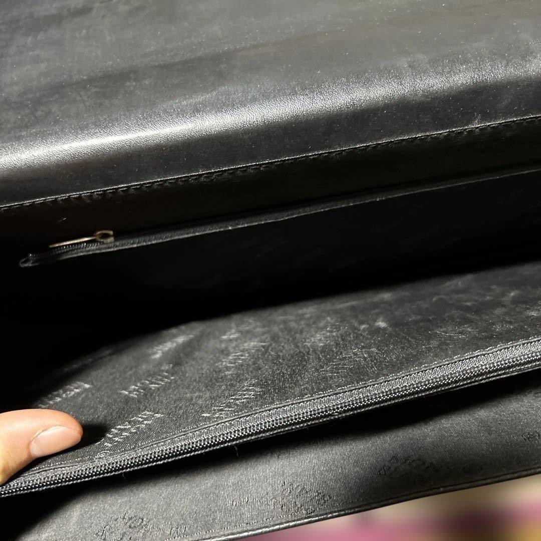 MONT BLANC ブラック ビジネスバッグ レザー