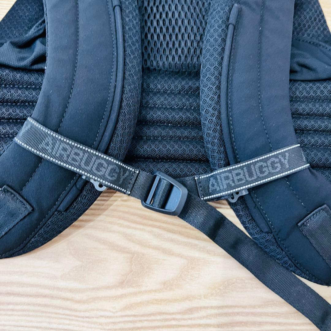 【AIRBUGGY】【エアバギー】【美品】抱っこひも ジェットブラック 3WAY