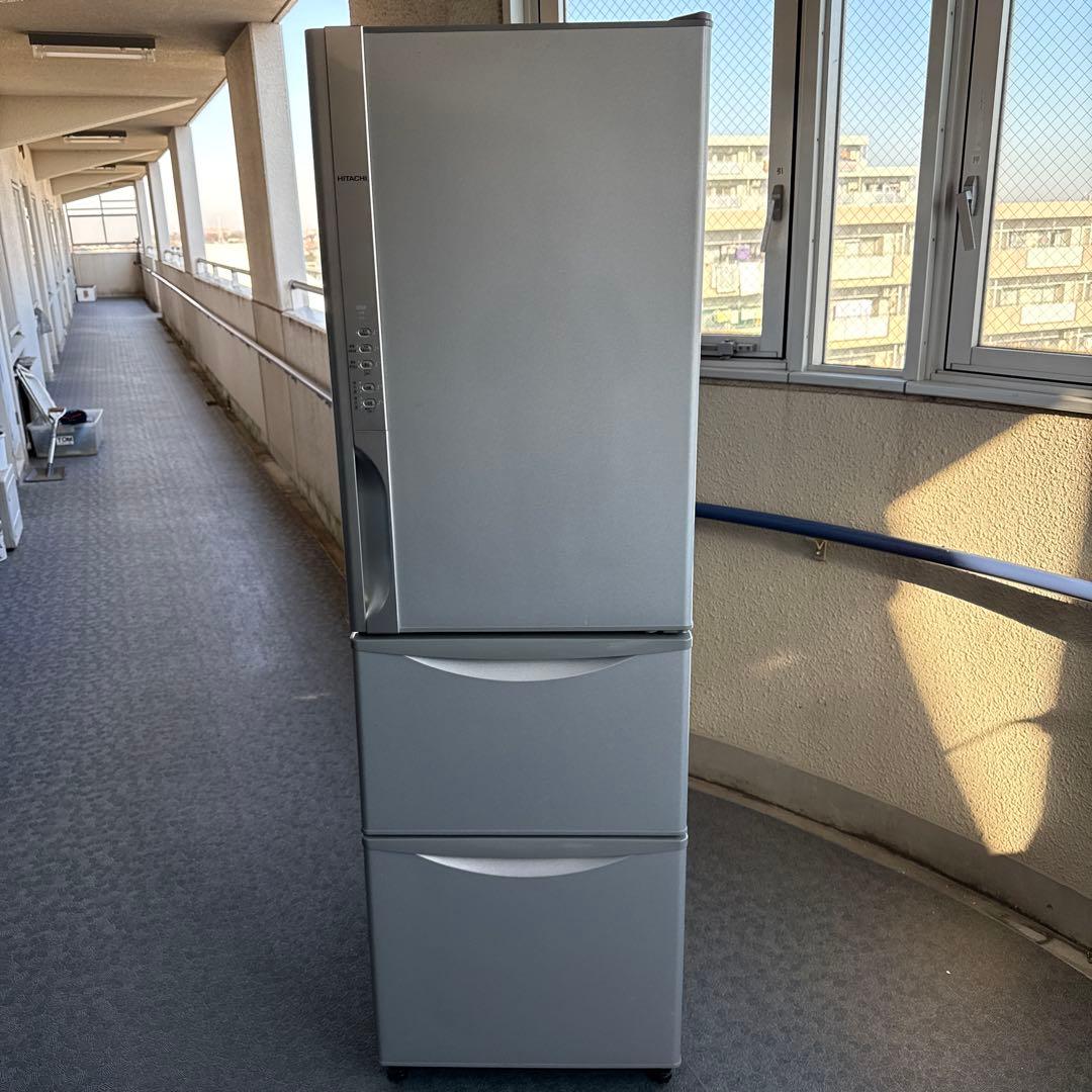 シルバー冷蔵庫 エコモード付き日立
