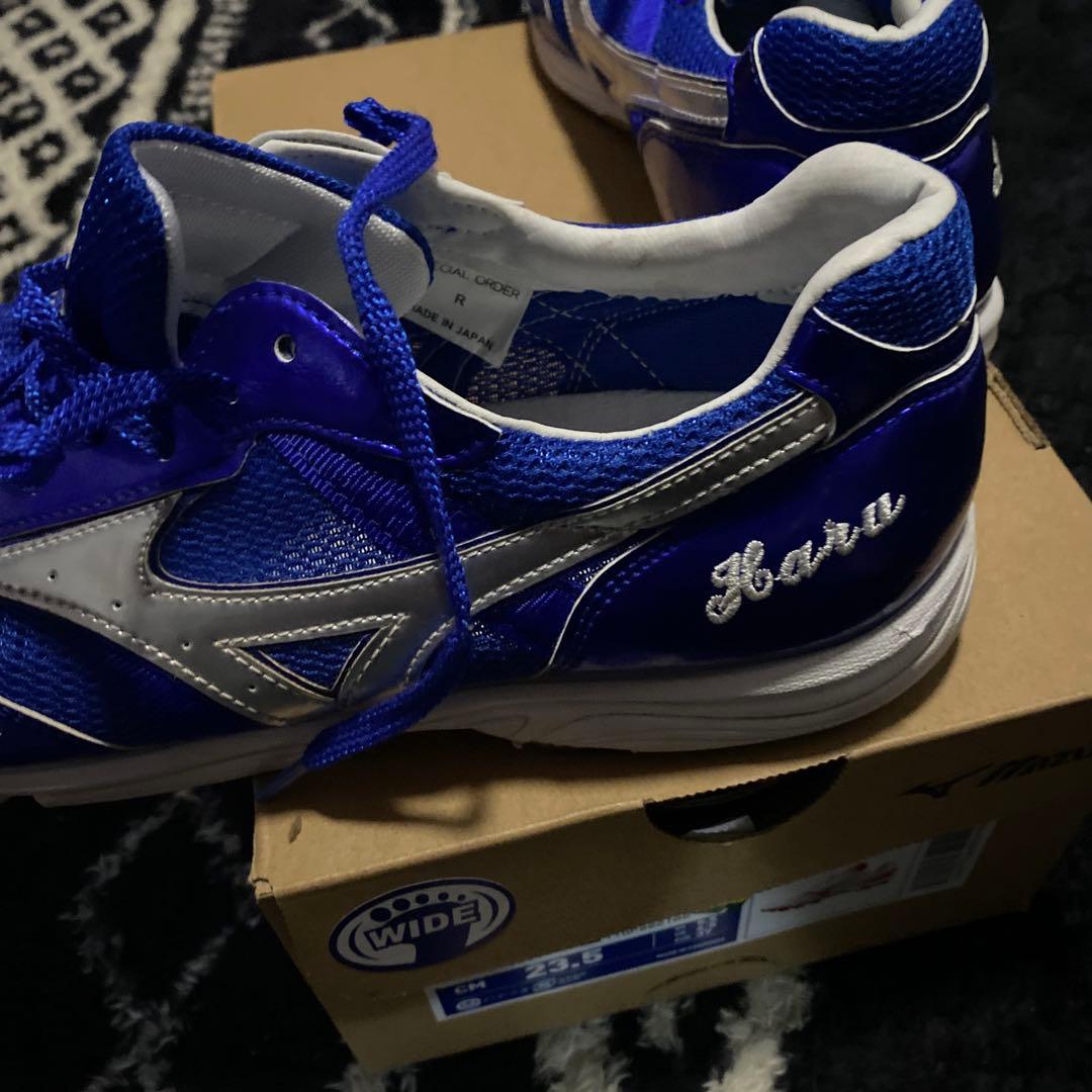 Mizuno トレーニングシューズ 青/シルバー