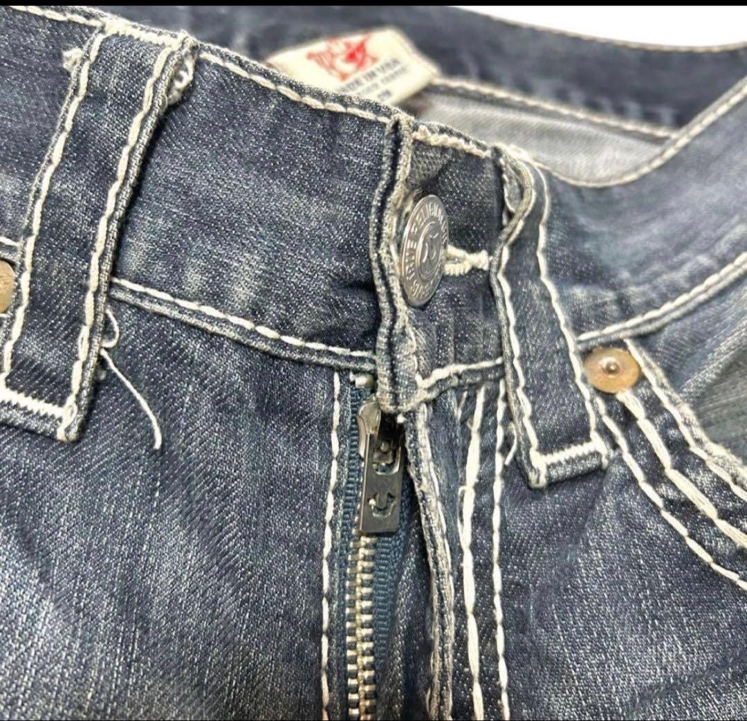 トゥルーレリジョン デニムパンツ ステッチ 29 USA製 io DADA