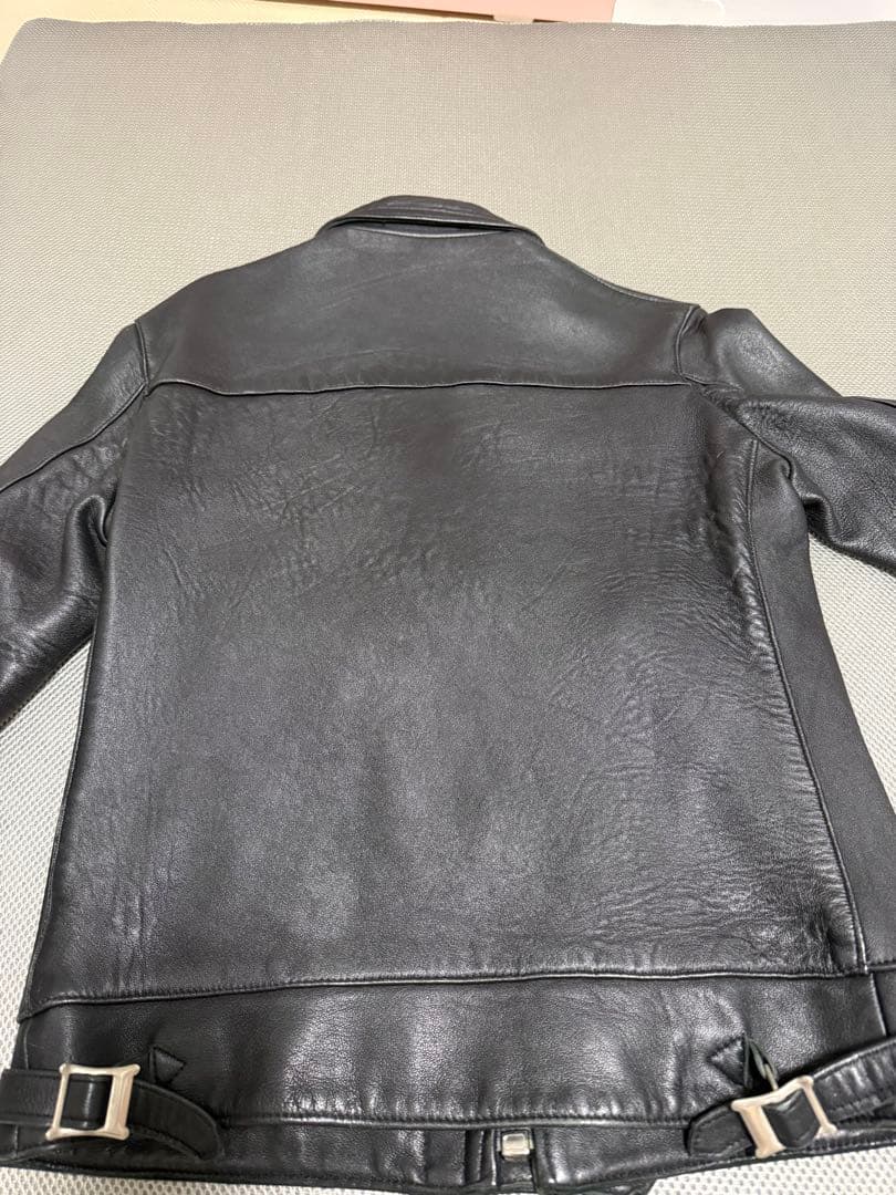 【極美品】666 ライダース LJM-9 シープスキン 38 英国製 ビンテージ
