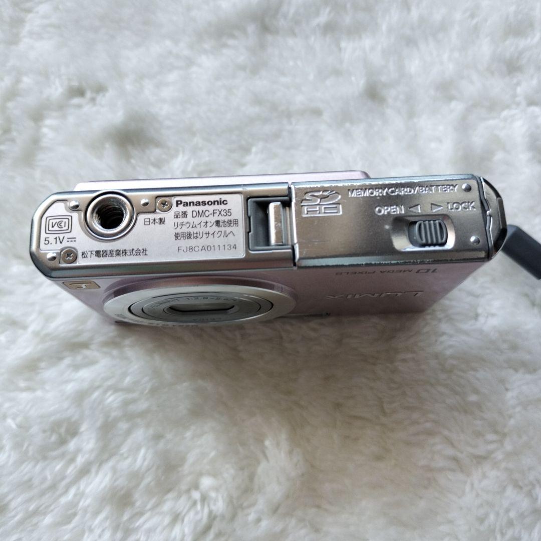 【動作確認済み】Panasonic DMC-FX35 ピンク 10メガピクセル