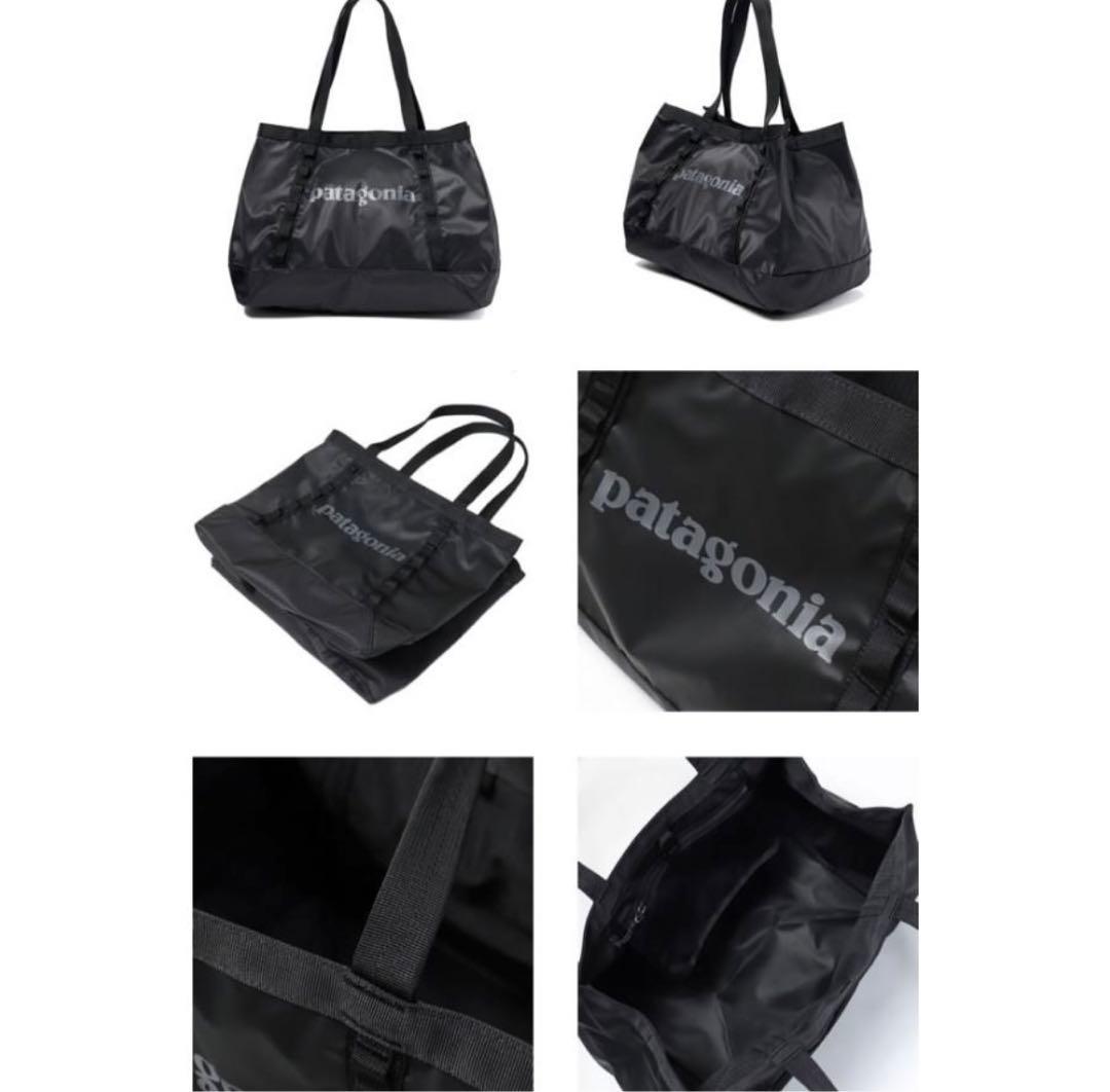 patagonia ブラック トートバッグ