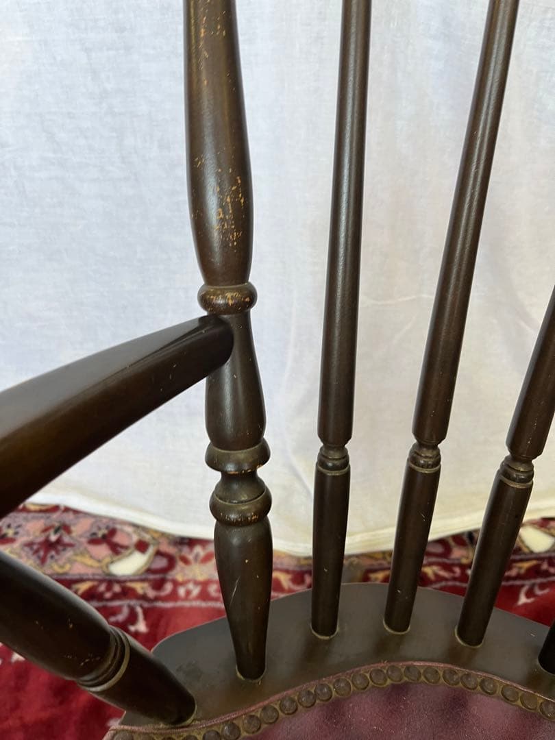 【アンティーク】木製 ロッキングチェア 木製椅子 北欧レトロ 昭和レトロ 古家具