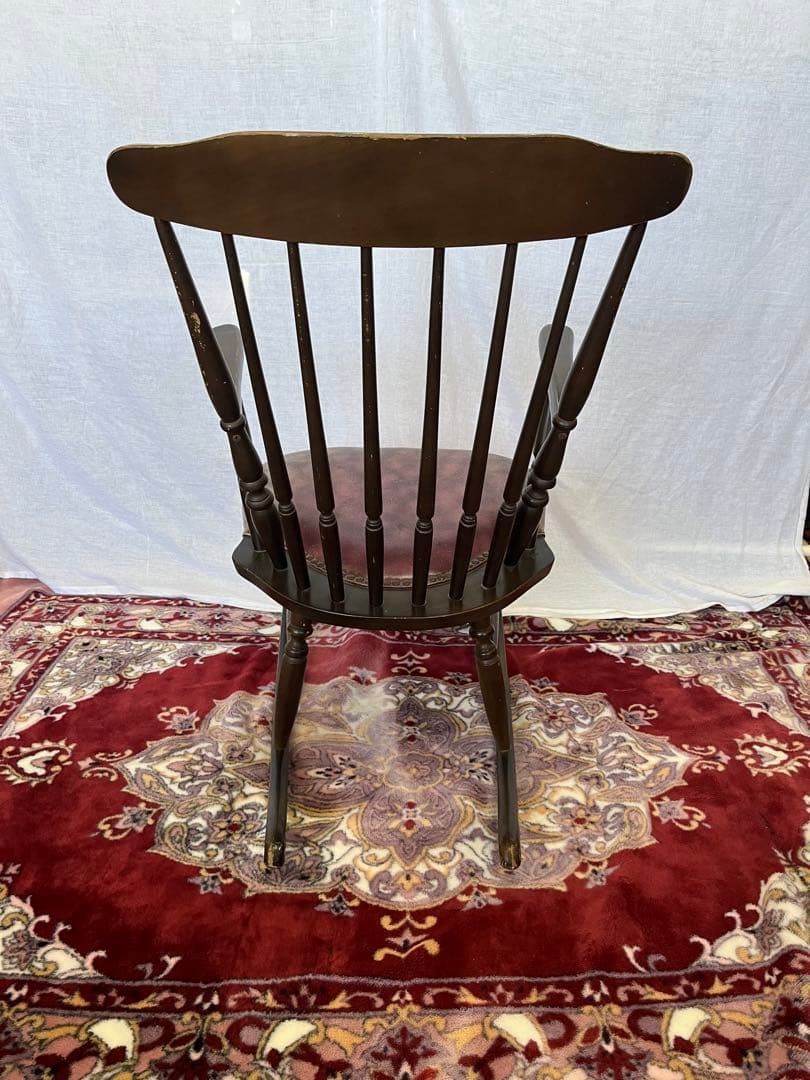 【アンティーク】木製 ロッキングチェア 木製椅子 北欧レトロ 昭和レトロ 古家具