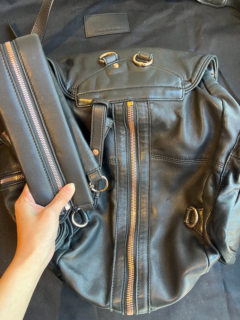 【極美品】Alexander Wang ブラック マルティ バックパック3way