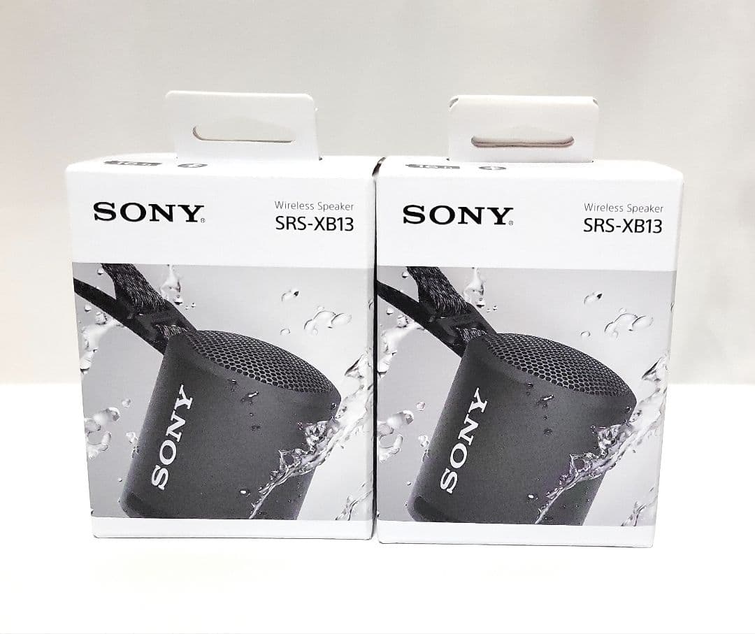 新品未開封【SONY】SRS-XB13型　ポータブルスピーカー ブラック×2個
