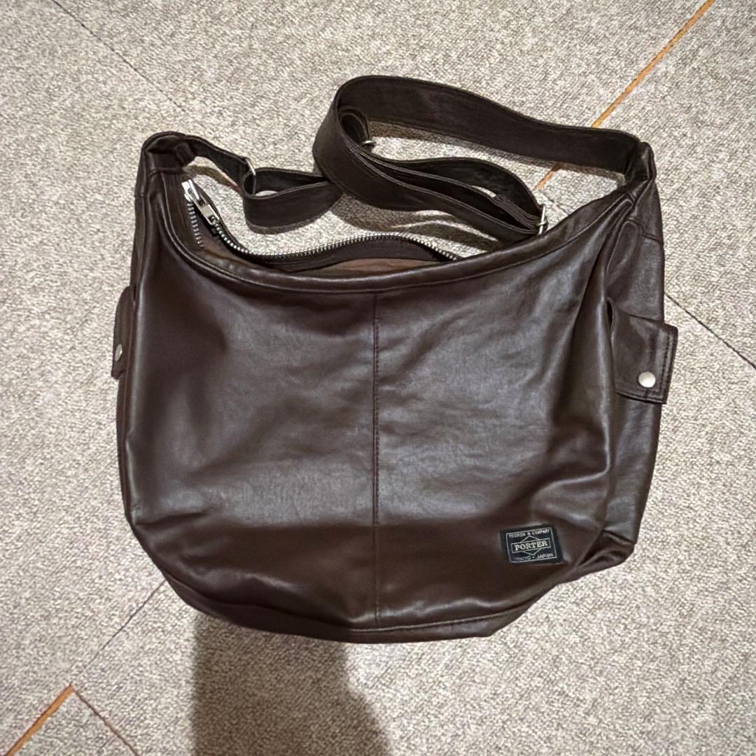 値段交渉可PORTER 吉田カバン ショルダーバッグ 斜め掛け ブラウン