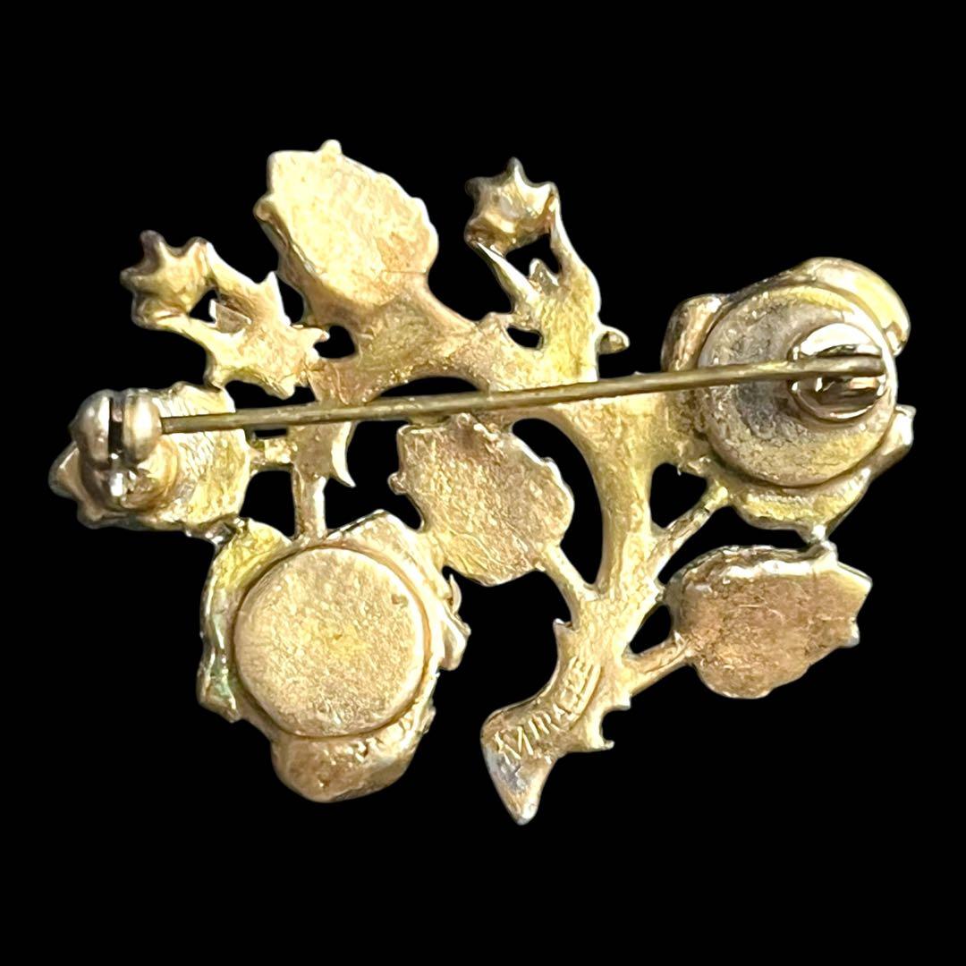 激レアデザイン☆MIRACLE☆フロストフルーツサラダ☆ボタニカルブローチ