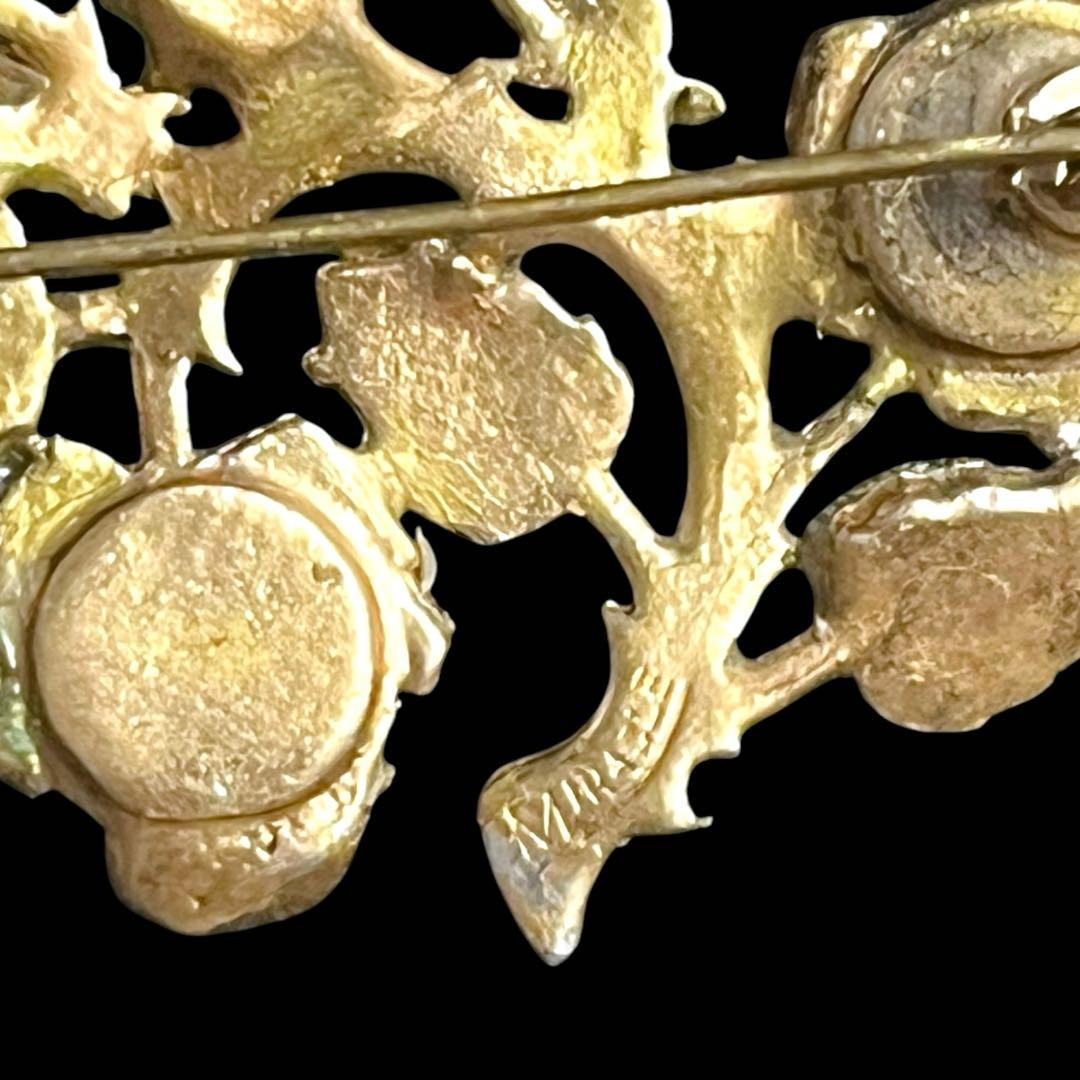 激レアデザイン☆MIRACLE☆フロストフルーツサラダ☆ボタニカルブローチ