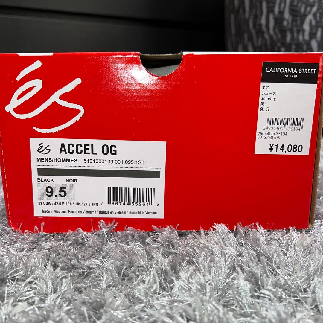 靴 es ACCEL OG fat lace custom sk8 US 9.5