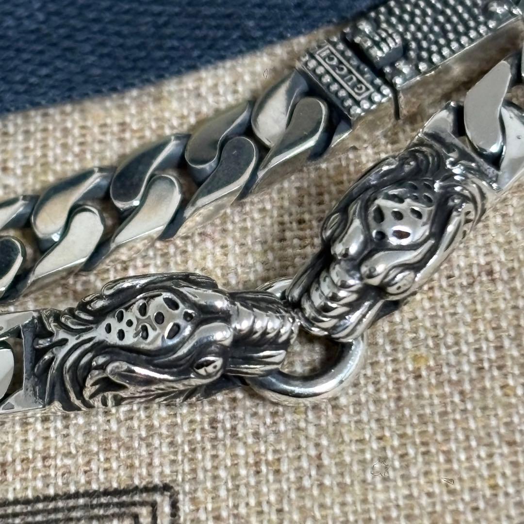 GUCCI 新品同様品　タイガーヘッドブレスレット　サイズ19 極美品　付属品
