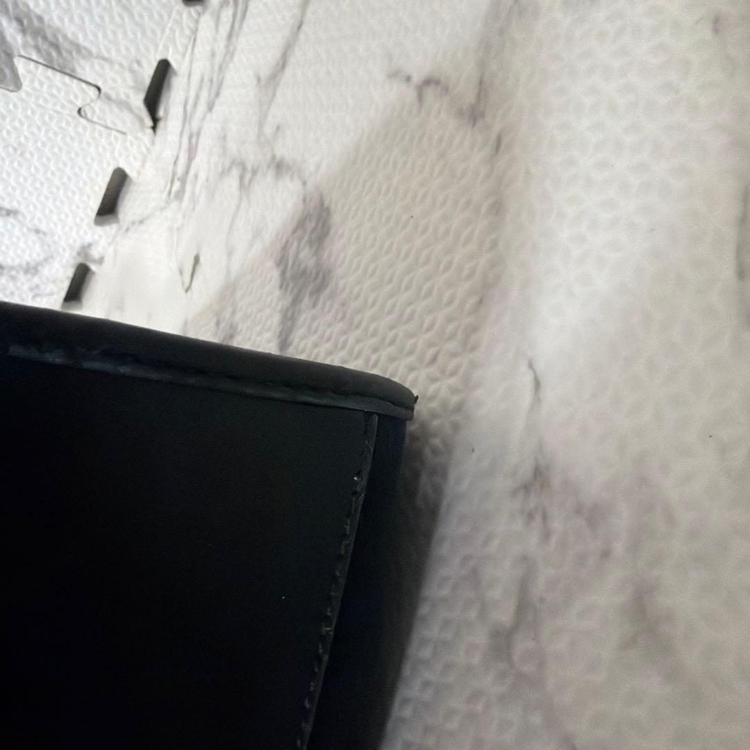 P*e様 GUCCI ブラック ハンドバッグ GGパターン