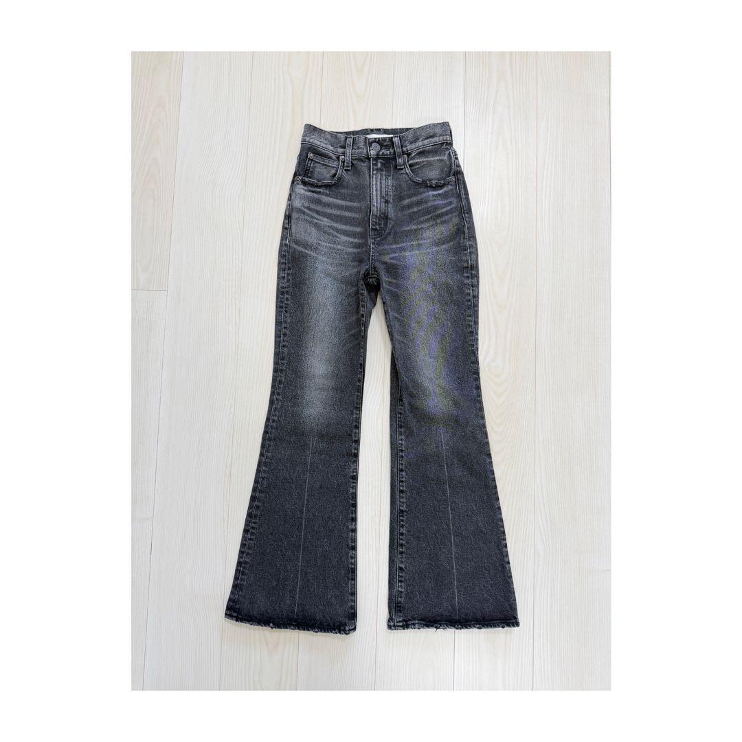 moussy MVS BLACK FLARE フレアジーンズ デニム ブラック
