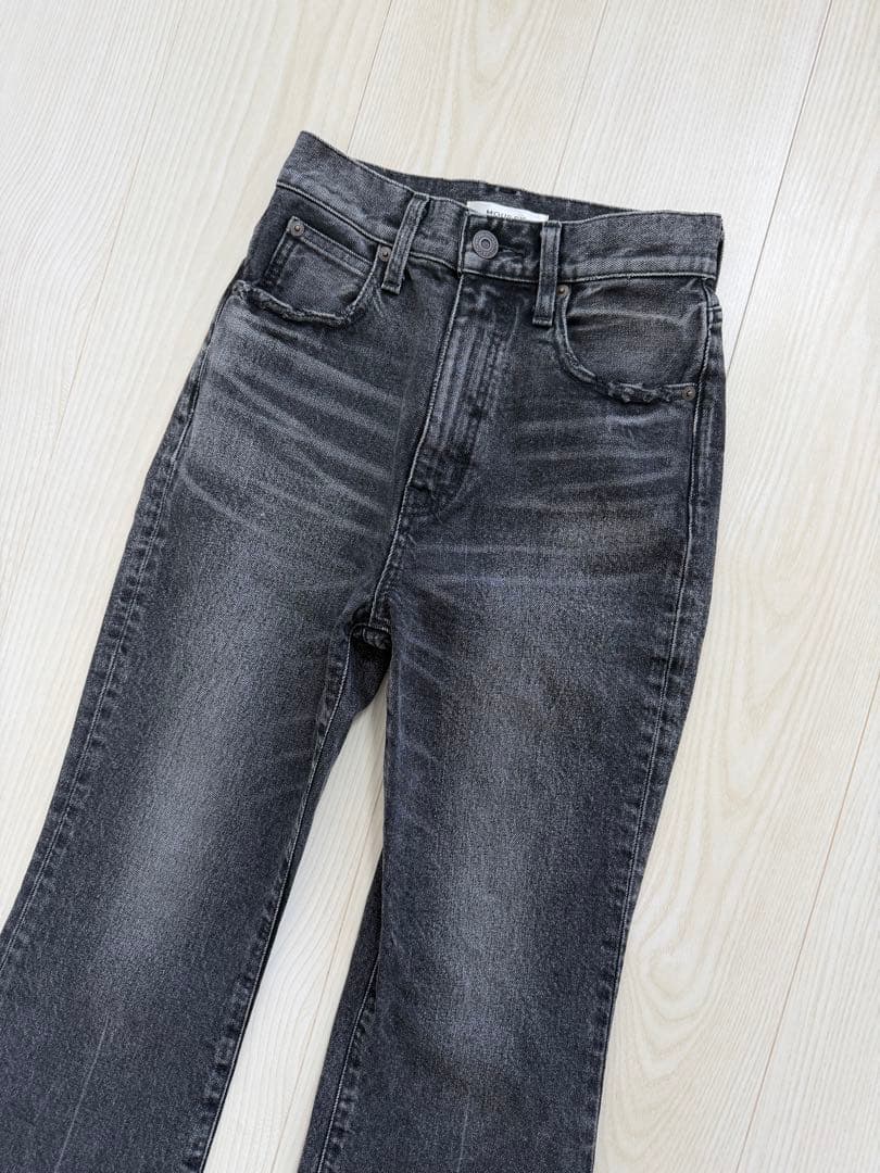 moussy MVS BLACK FLARE フレアジーンズ デニム ブラック