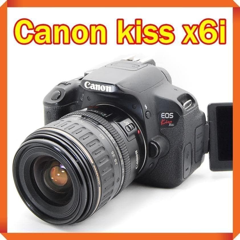 Canon EOS kiss x6i 画面反転でタッチパネル搭載！高画質♪