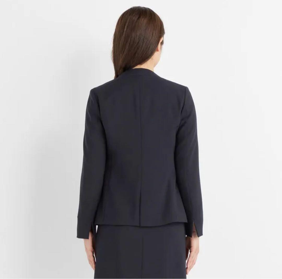 アオキ Oggiコラボ ダブルクロス ノーカラージャケット クロップドパンツ