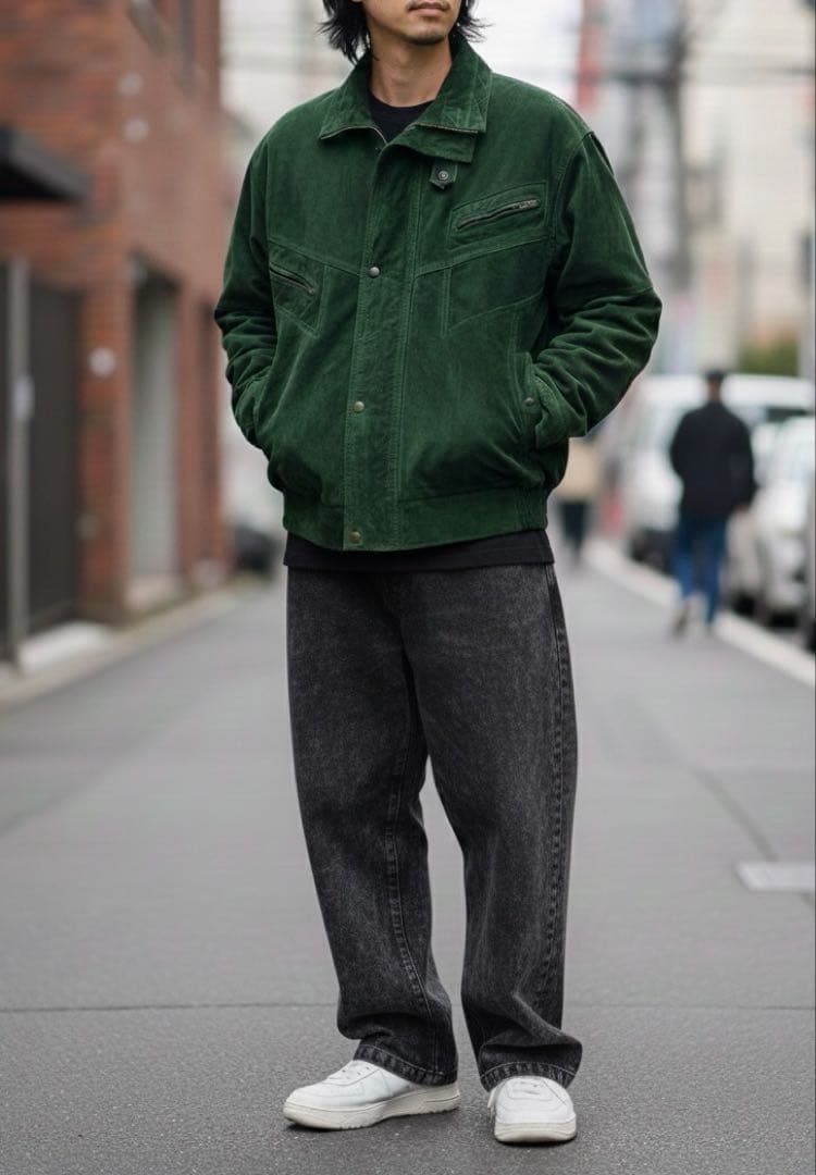 ジャケット・アウター 80s 90s Suede Leather Harrinton Jacket