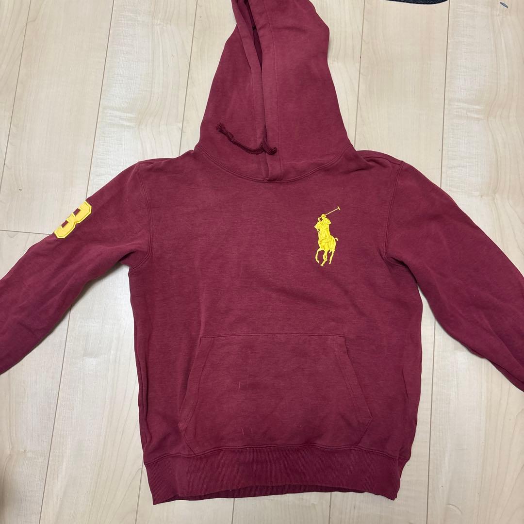 Polo by Ralph Lauren バーガンディ パーカー S