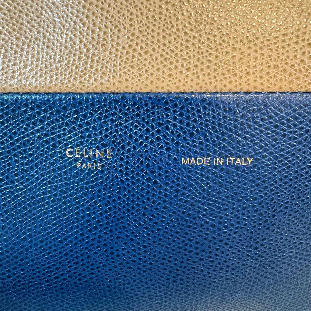 大人気✨セリーヌ バーティカルカバ スモール 2way レザー バイカラー