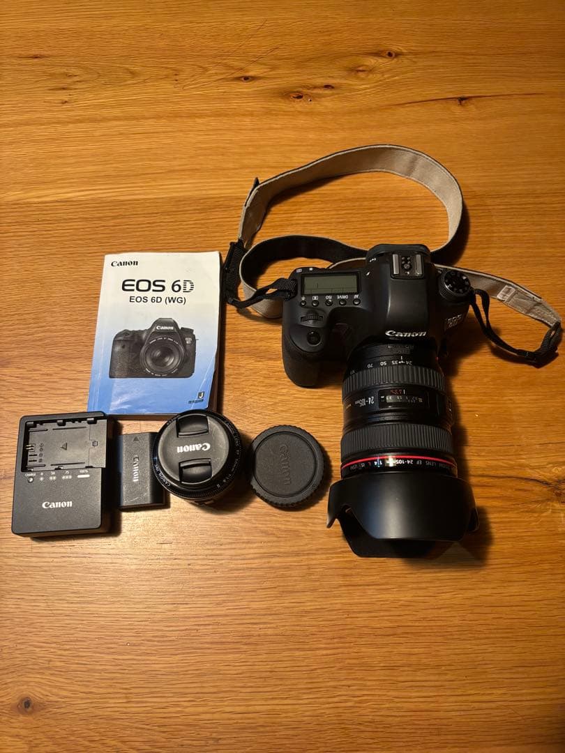 CanonEOS6Dデジタル一眼レフ・LENS EF24-105mm・ 50mm