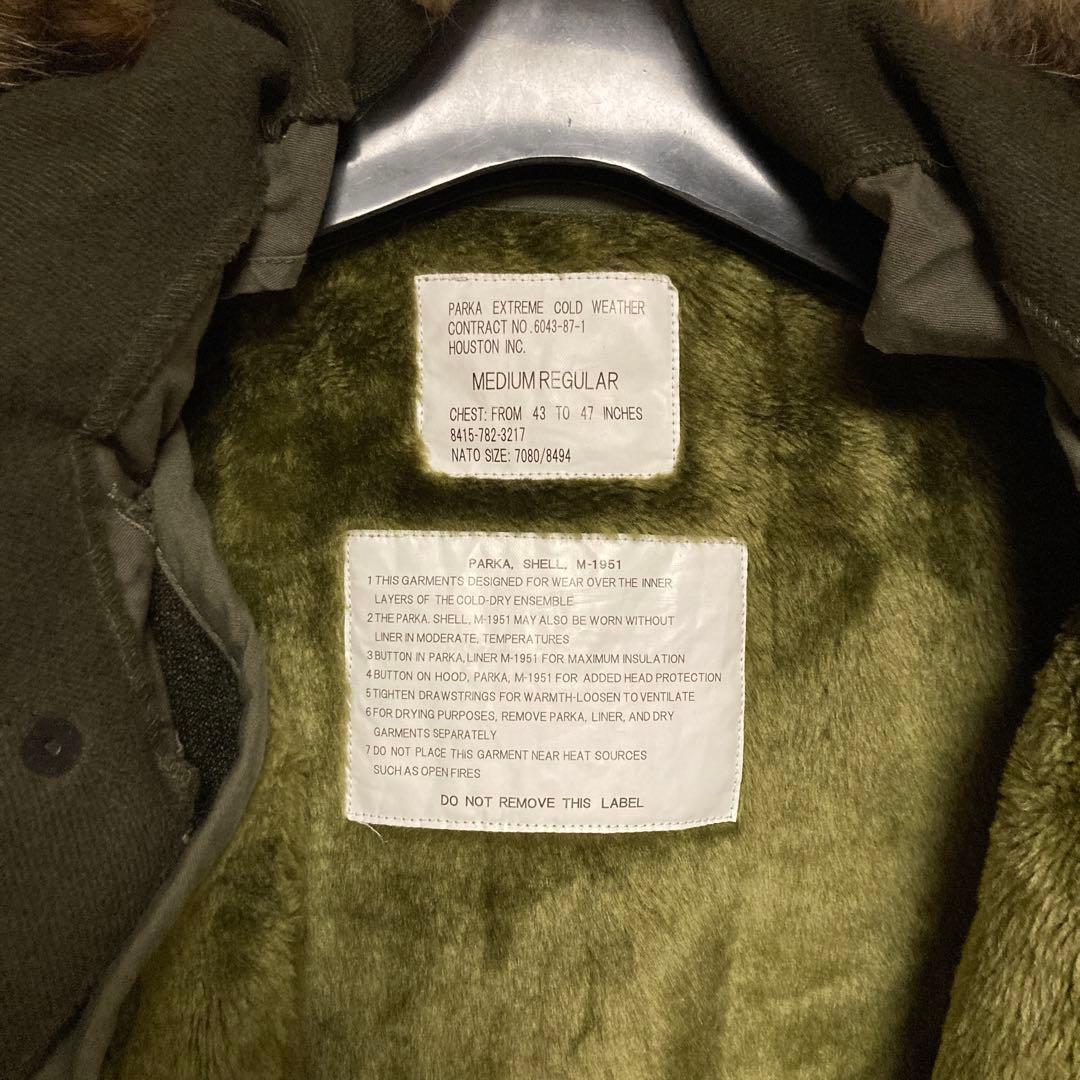 HOUSTON ヒューストンM-51 モッズコート 3WAY 青島さんM☆