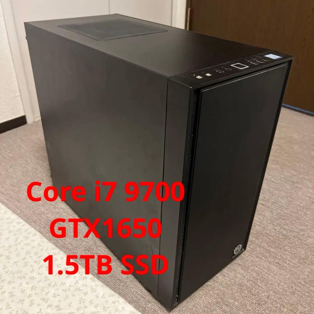 自作PC i7 9700 GTX1650 1.5TB