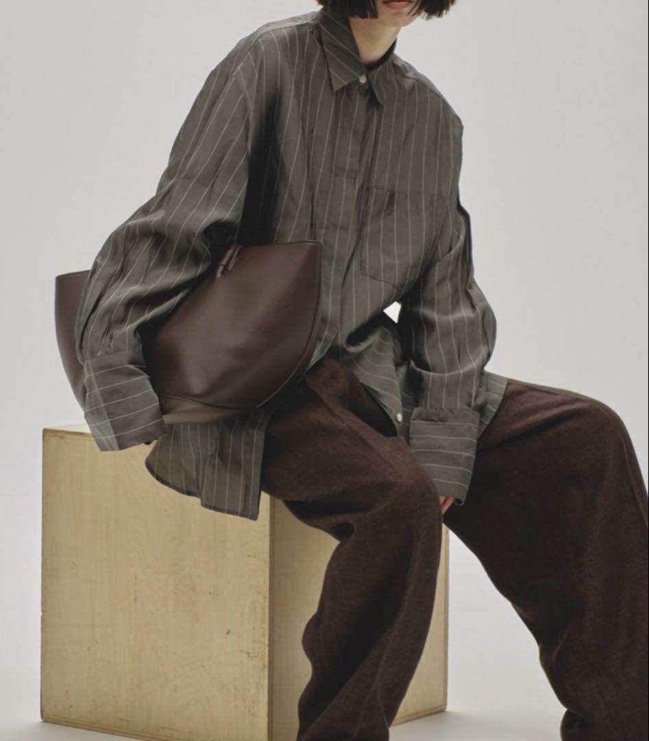 【TODAYFUL】StripeSilkyShirts/ストライプシルキーシャツ