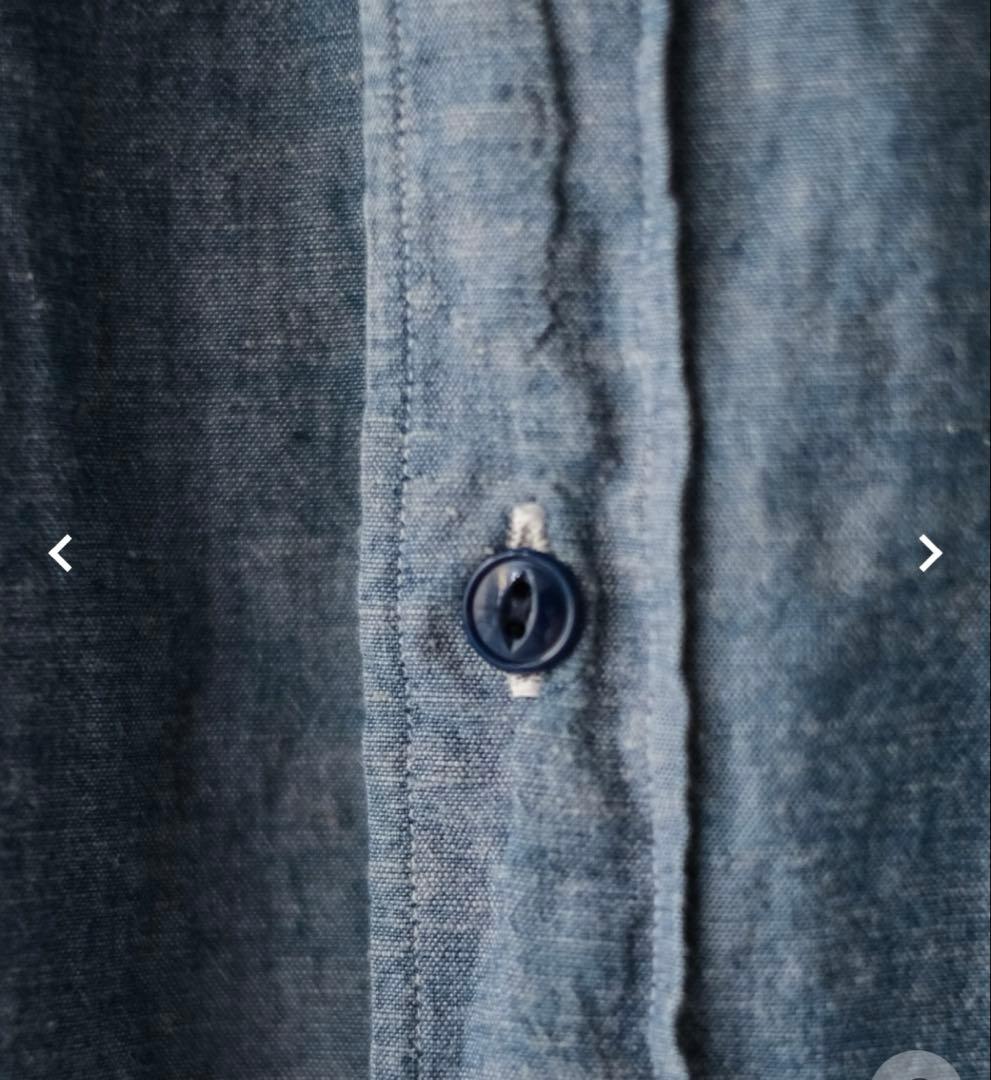 フィグベル 別注　CHAMBRAY LONG DRESS SHIRT