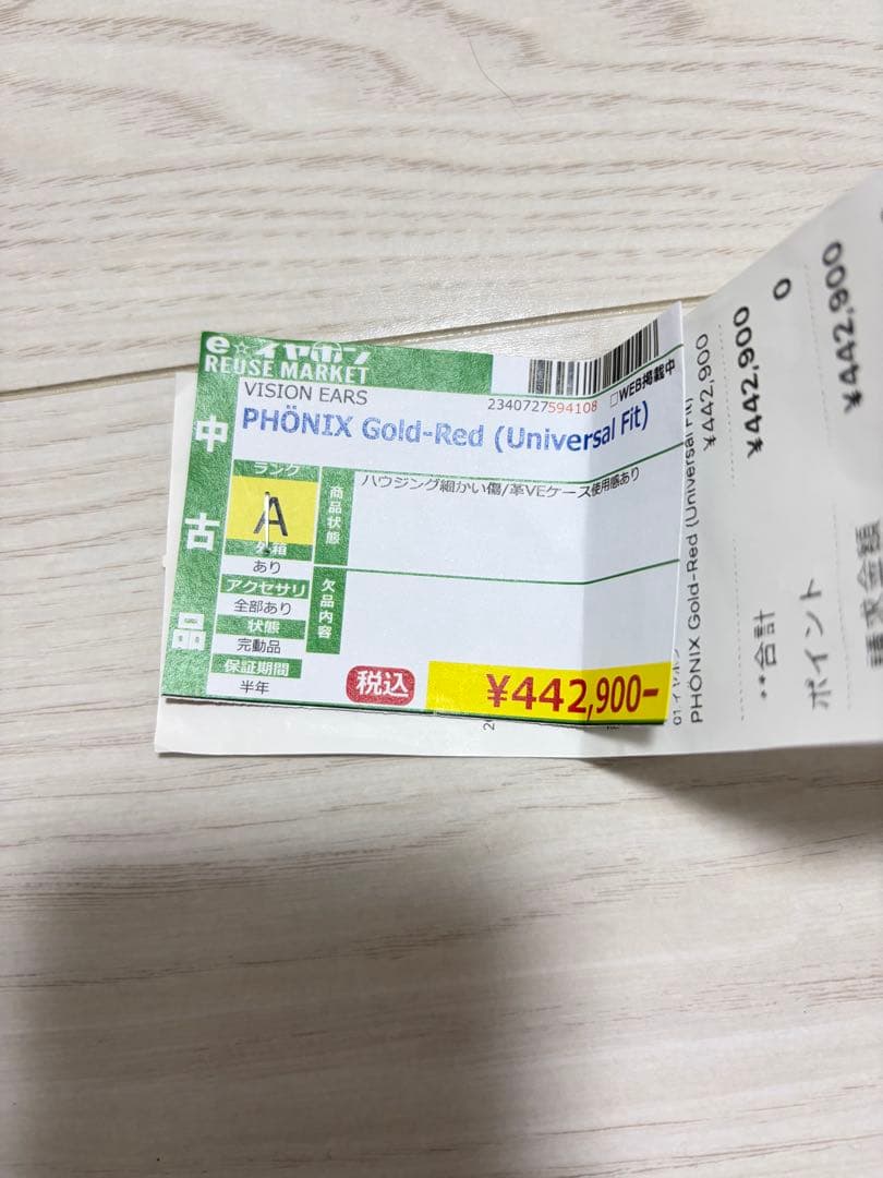 最終値下げ　VISION EARS PHÖNIX Universal Fit