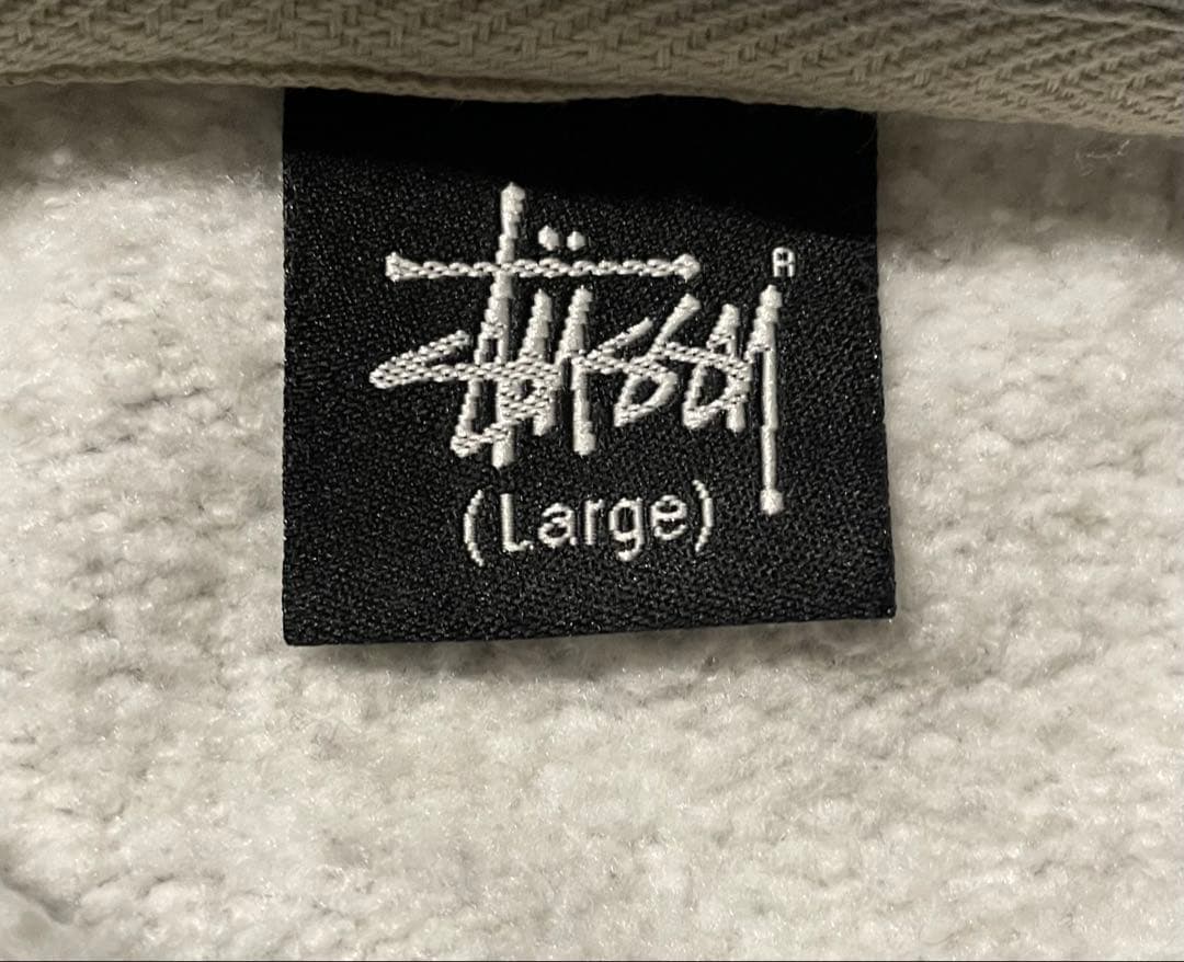 【希少】 ２５周年 stussy ステューシー グレー パーカー L