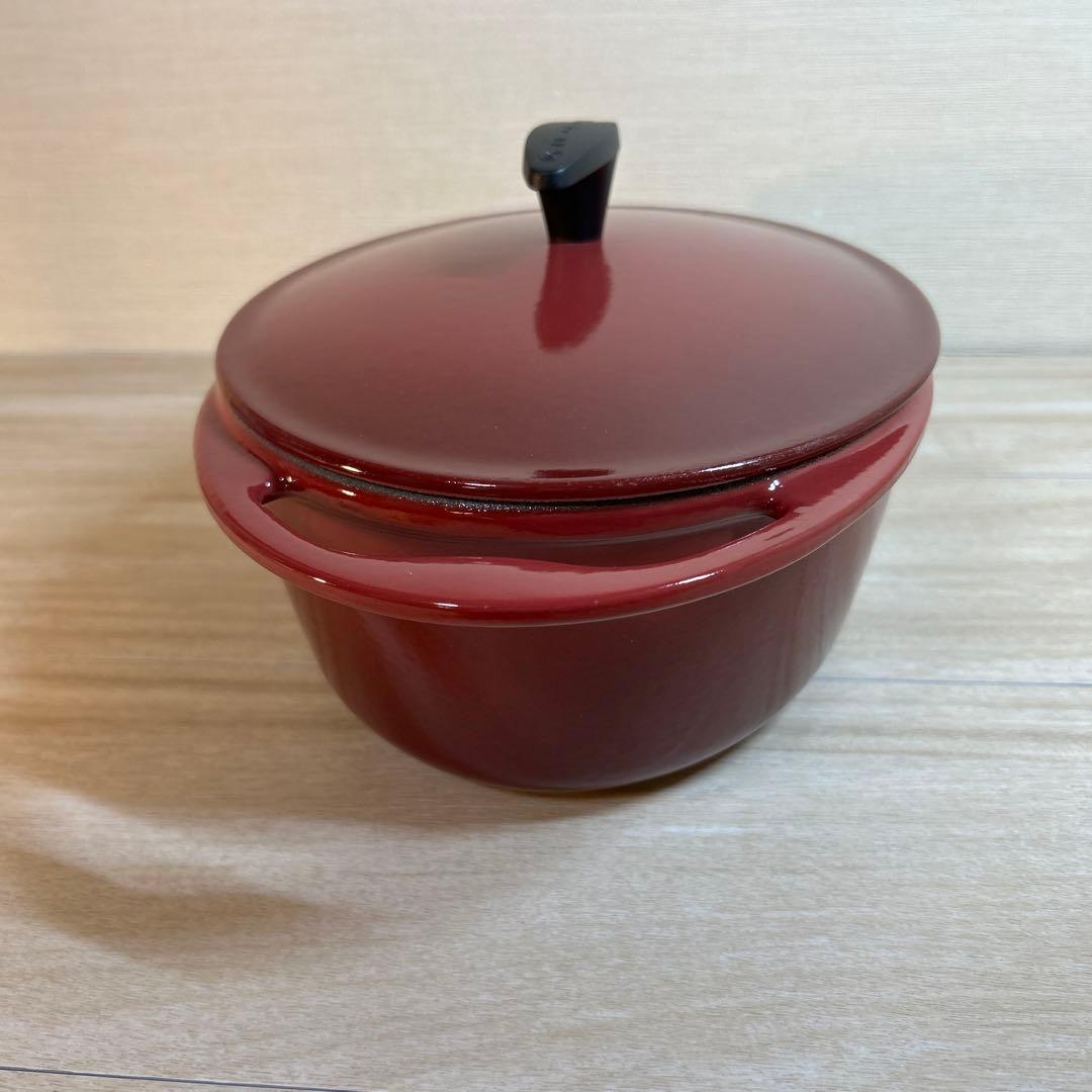 ルクルーゼ　センセーション　オーバル　バーガンディ　25cm 両手鍋　鍋