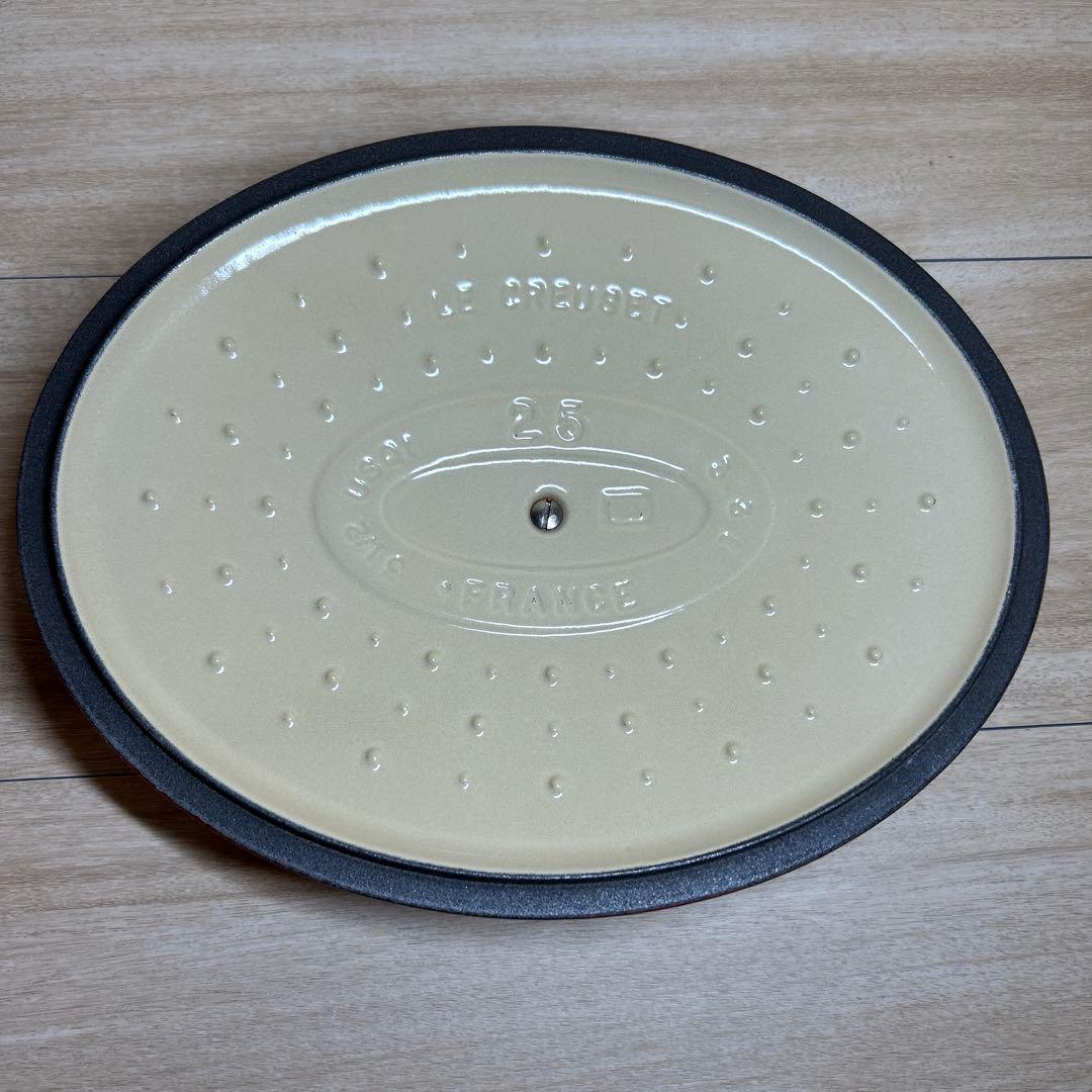 ルクルーゼ　センセーション　オーバル　バーガンディ　25cm 両手鍋　鍋