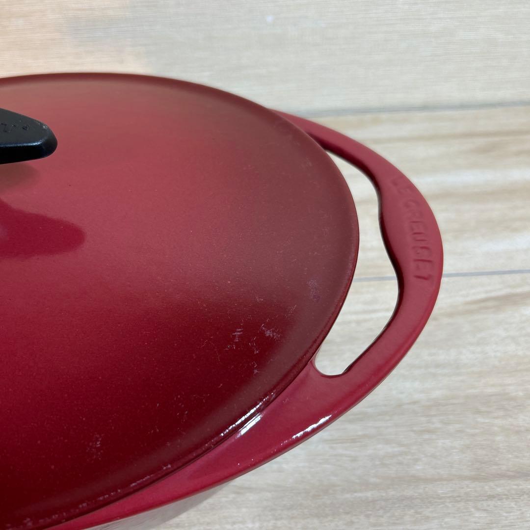 ルクルーゼ　センセーション　オーバル　バーガンディ　25cm 両手鍋　鍋