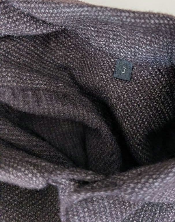 COMOLI コモリ 20SS ウールシャツ ブラウン