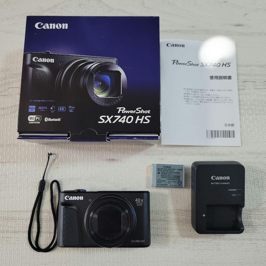 Canon PowerShot SX740 HS (BK) ブラック