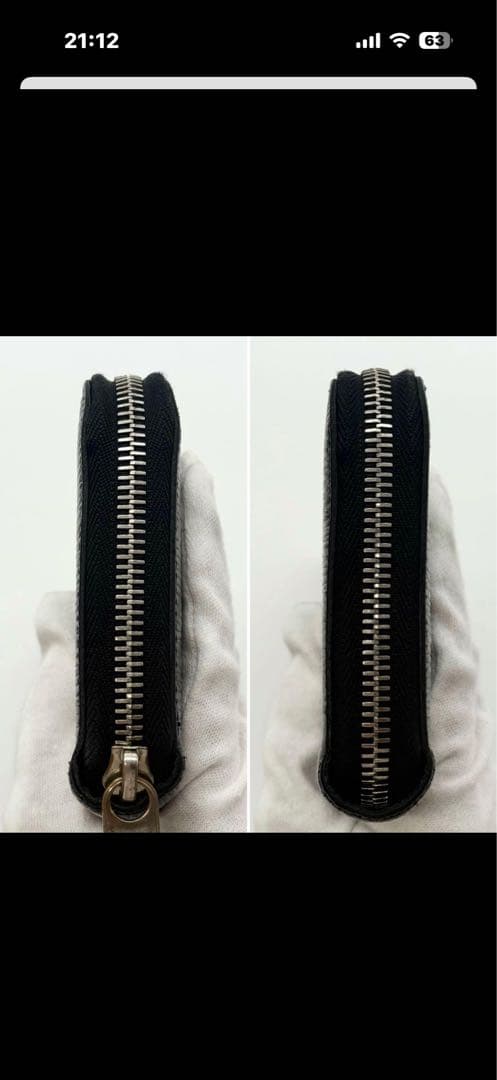 Louis Vuitton ブラック 長財布 ICチップ内蔵モデル