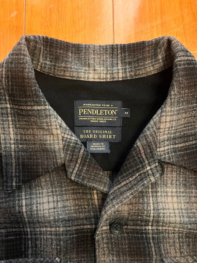ペンドルトン ボードシャツ ウール M USA生地