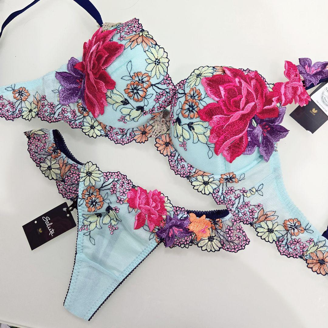 Wacoal　ワコール　サルート　74G　秋の七草　プレステージ　メインカラー