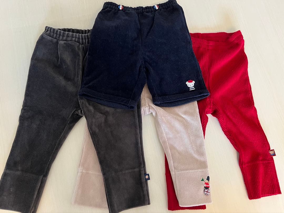 ファミリア　パンツセット　80cm