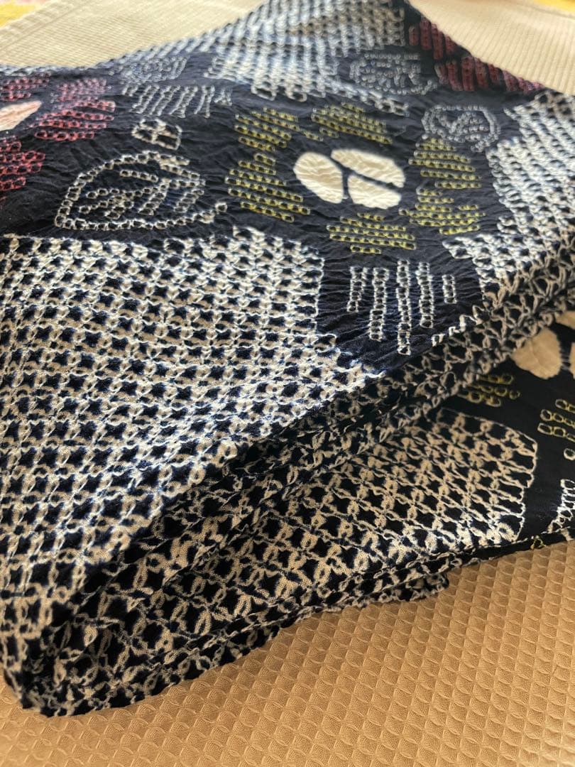 有松鳴海絞り　身丈150 　絞り浴衣 　最終お値下げ